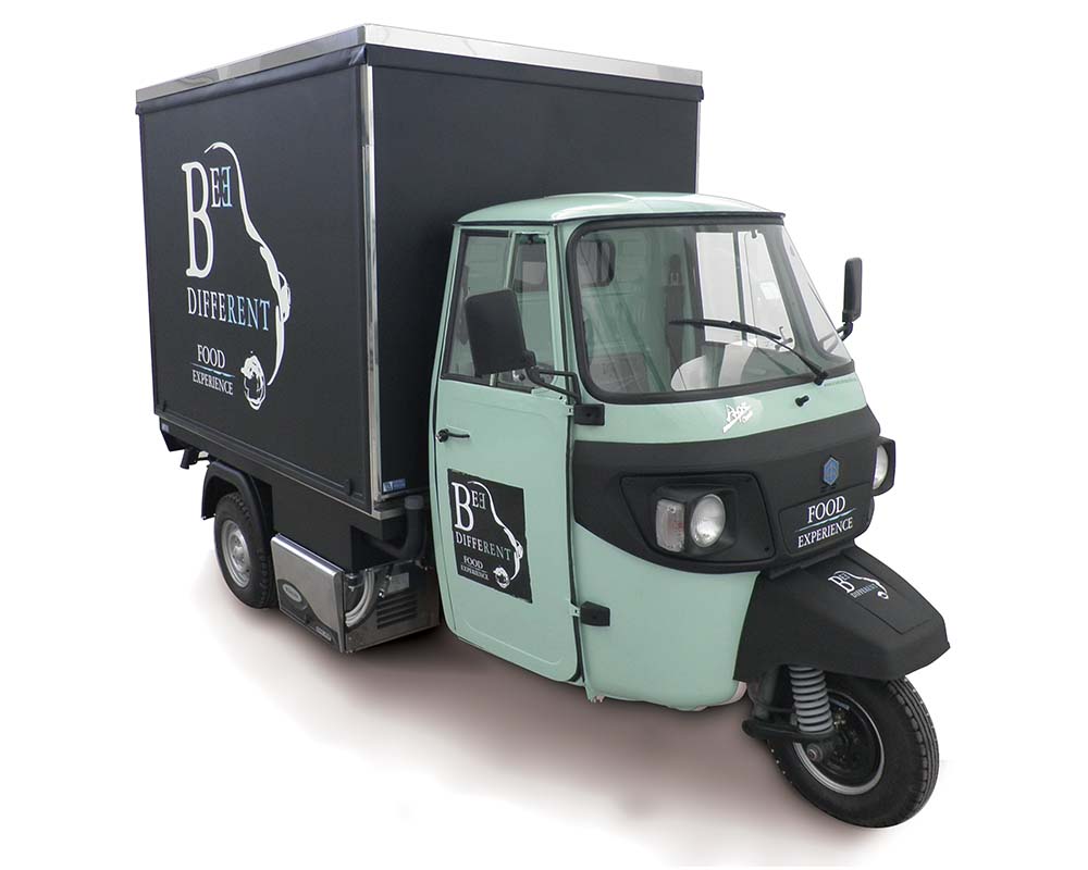 Food catering service Piaggio Ape Car Bee Different