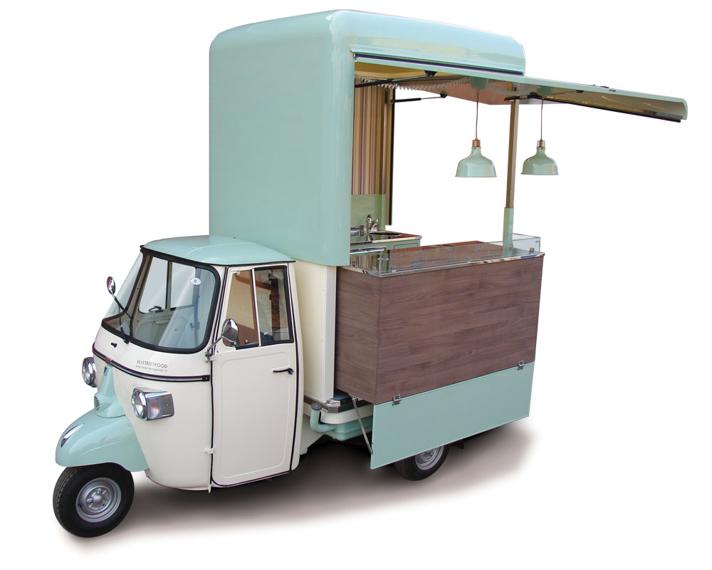 Sshop on wheels for sandwiches mobile vending