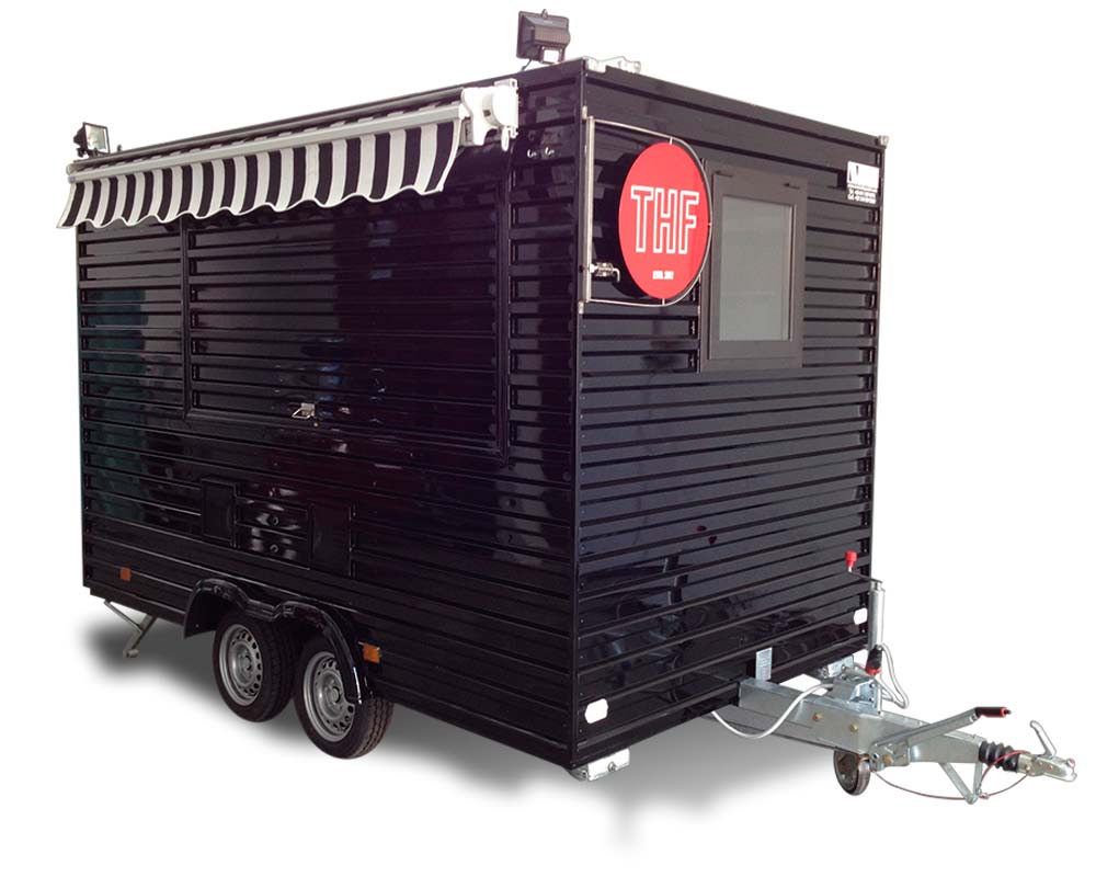 Remorque Cuisine Mobile pour Vente Hamburgers - Foundation THF