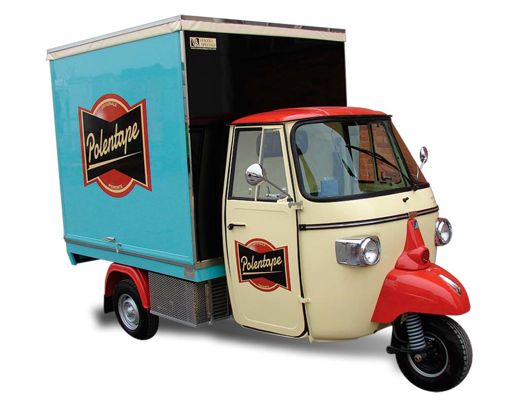 Ape Food Truck pour Commerce Ambulant PolentApe