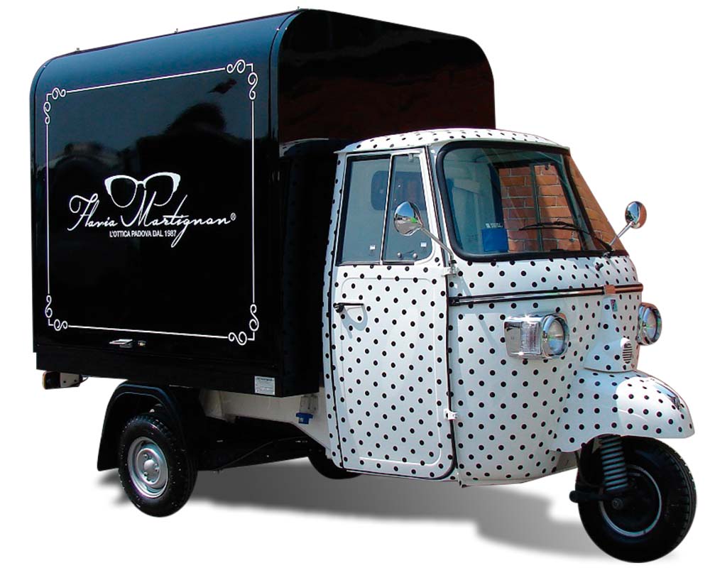 Promo truck for promotional purpose - Martignon shop in Padua