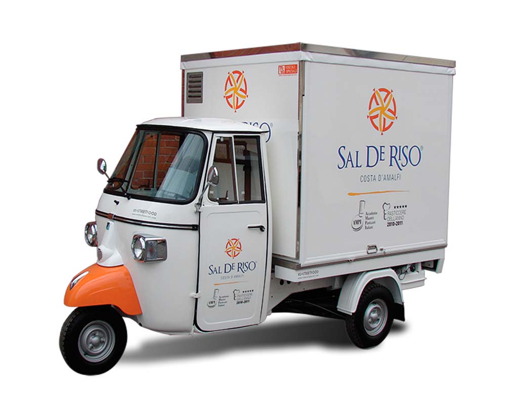 Petit Camion Patisserie pour Vente Ambulante | Vespacar | Sal De Riso