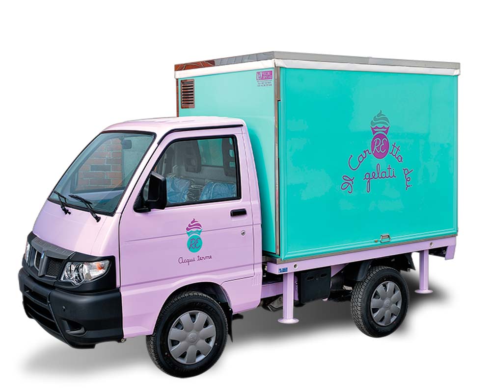 Glacier Ambulant pour vente Ambulante de Glace italienne Il Carretto dei Gelati