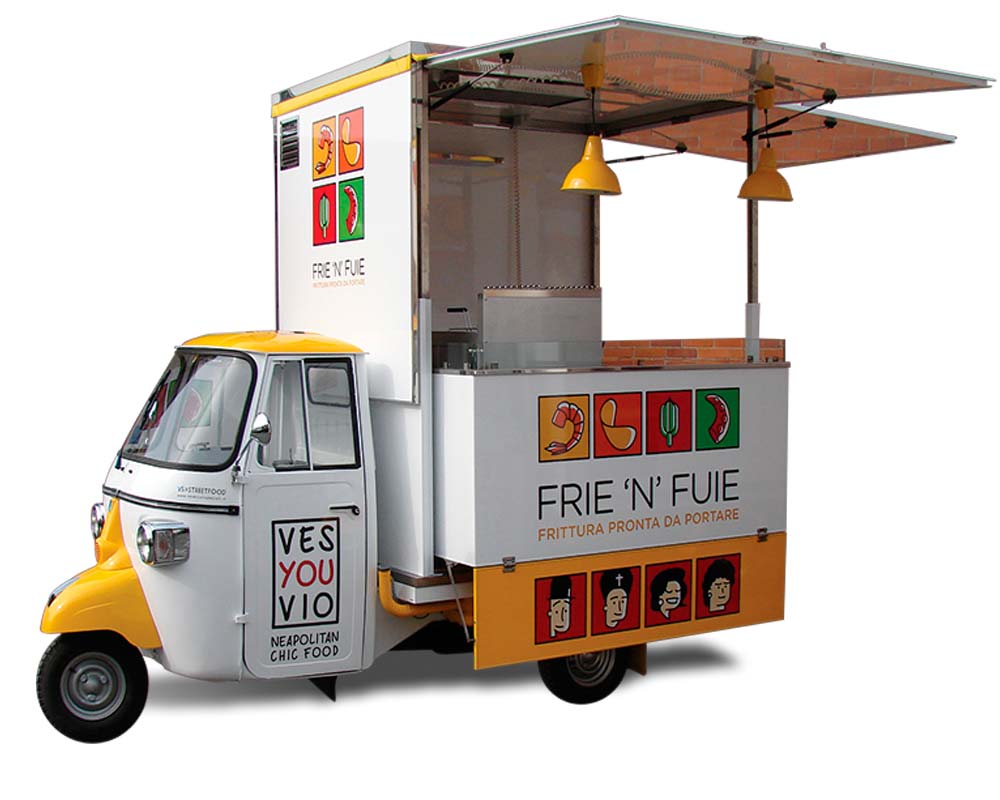 street food apecar friggitoria napoli