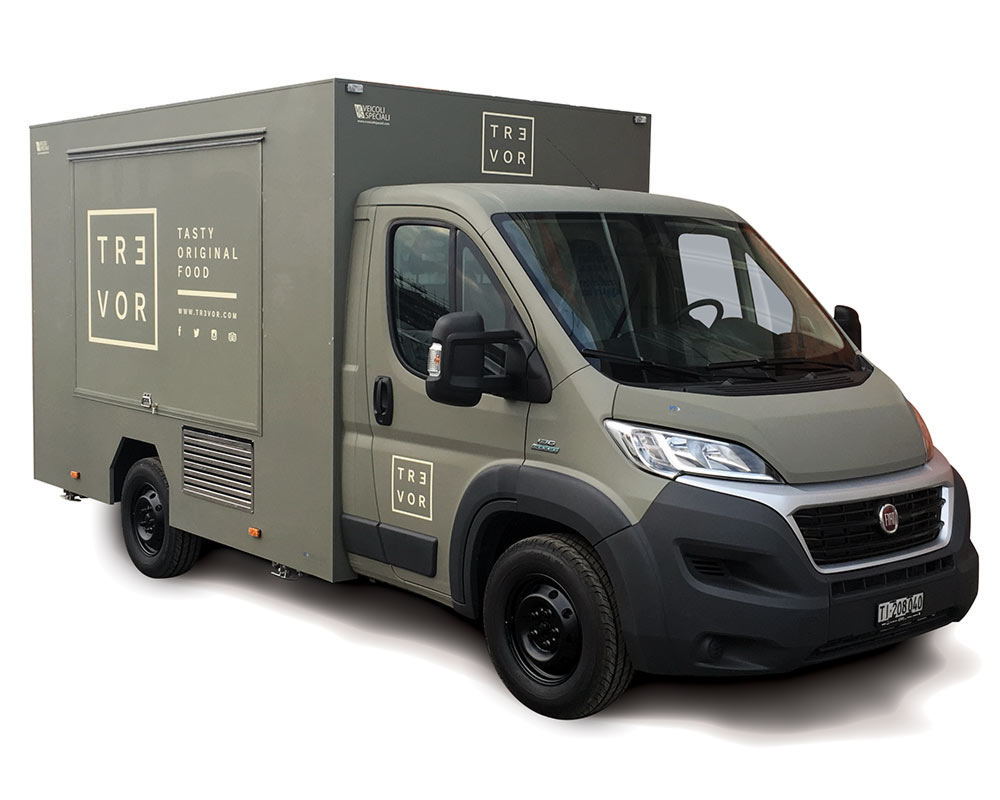 Food Truck designed on Fiat Ducato Van for Trevor Alpignani