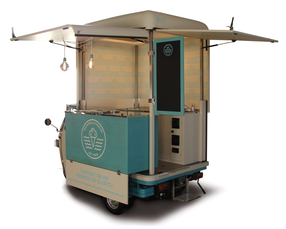 Ice-cream Shop on 3-wheels LePiscine