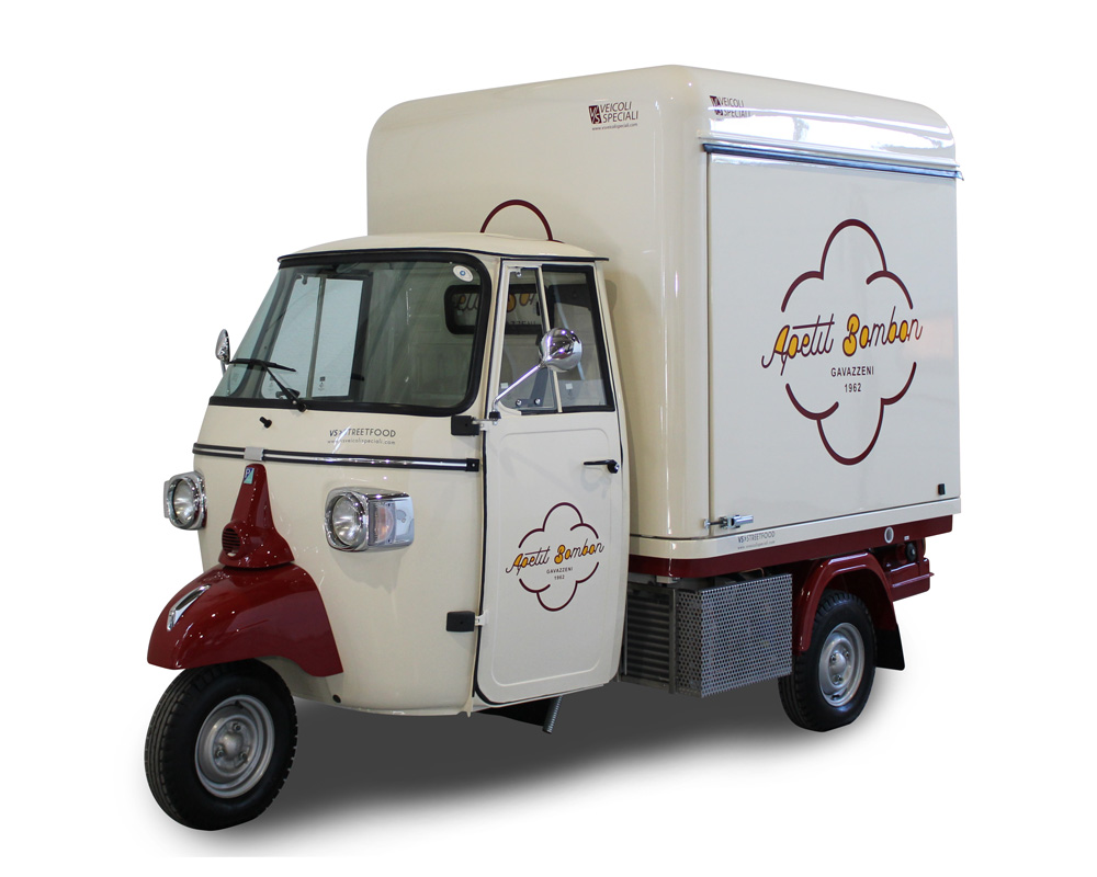 piaggio triporteur patisserie ambulant apetit bombon