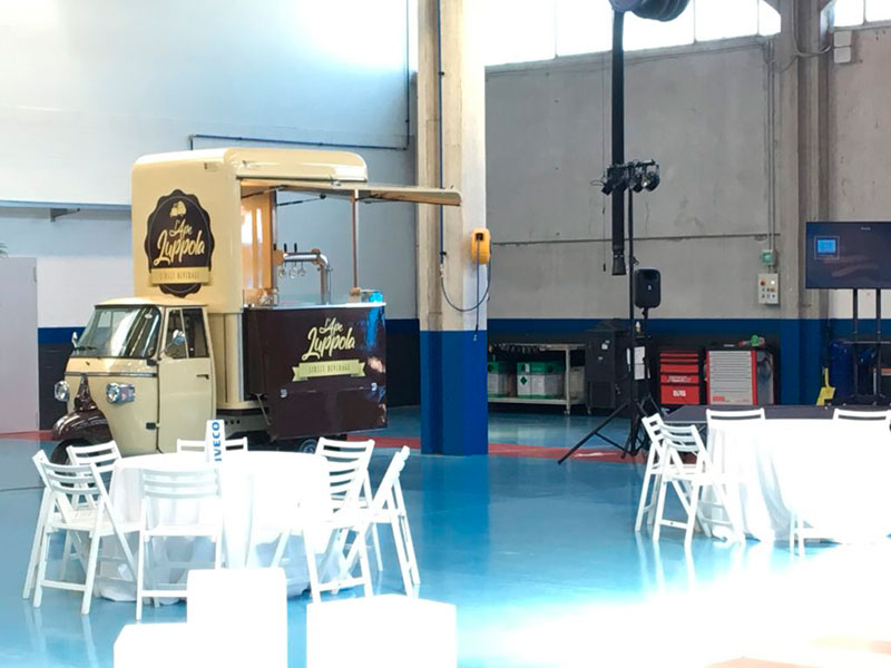luppola beer mini truck with integrated tap system for vending in streets and events