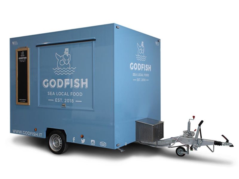Imbissanhänger für den fahrenden Handel - Godfish