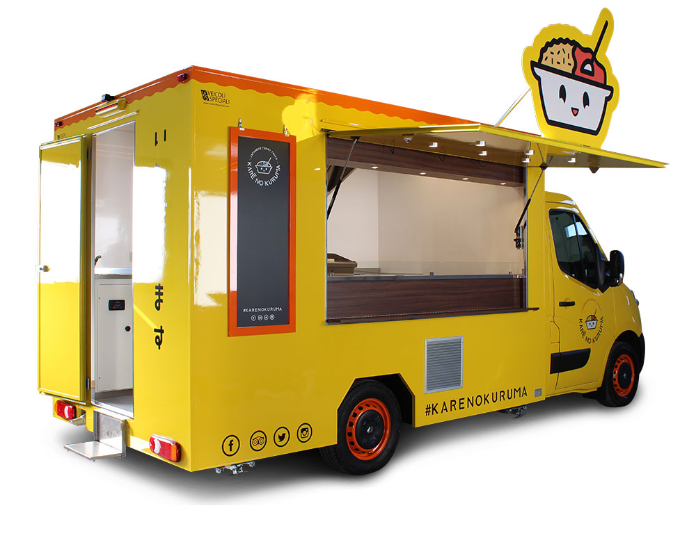 food truck giallo renault master kare no kuruma