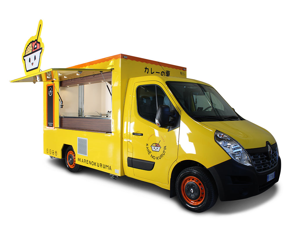 FoodTruck Cucina Orientale Karenokuruma Furgone Renault Master