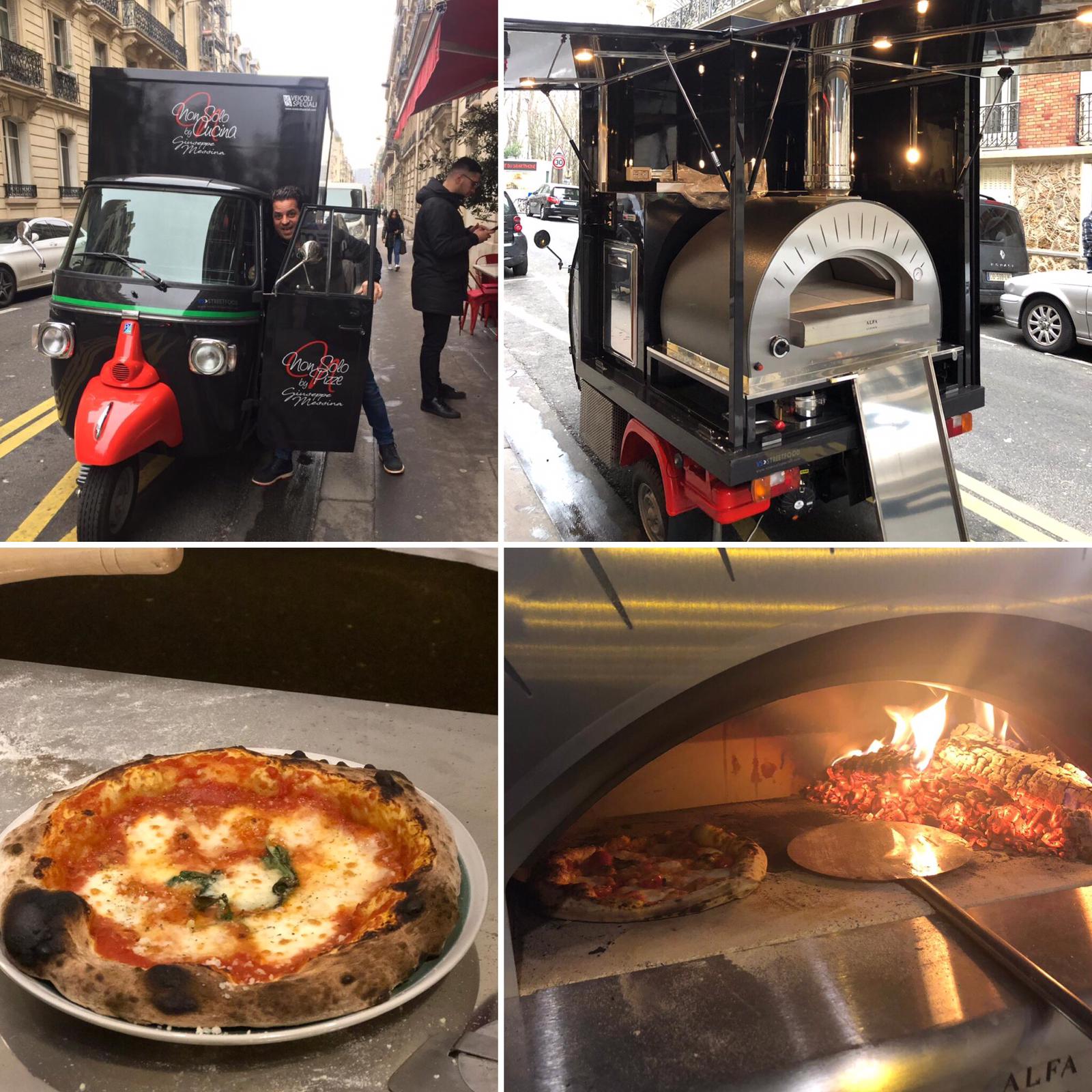 pizza ape car in paris non solo pizze by giuseppe messina