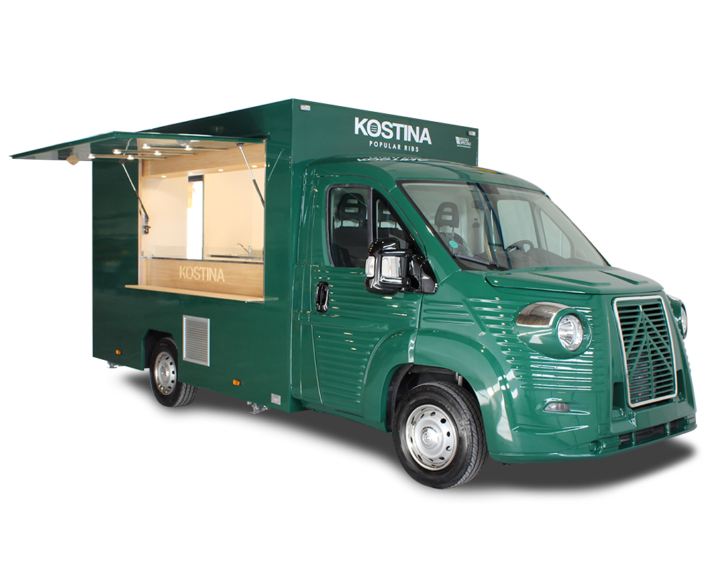 Kostina NVFT food truck per catering a eventi aziendali e fest private - furgone street food noleggiabile