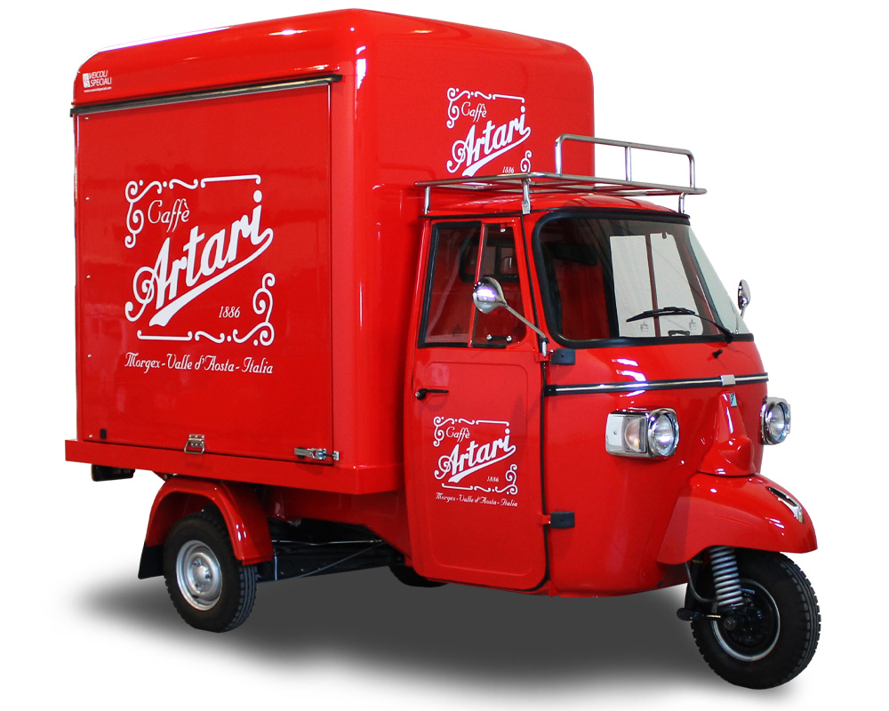 Mobile Kaffeewagen Piaggio Ape V-Smart® | EMPORIO ARTARI