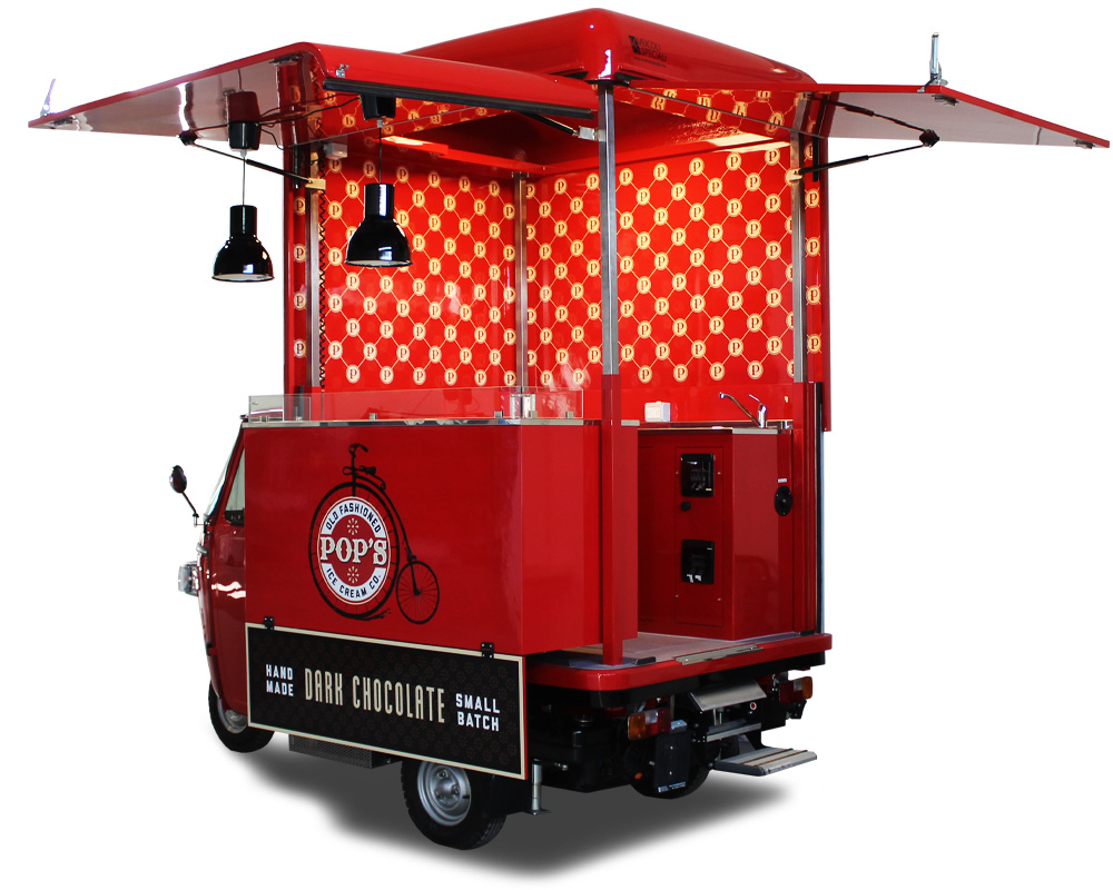 apecar gelati per street food negli USA