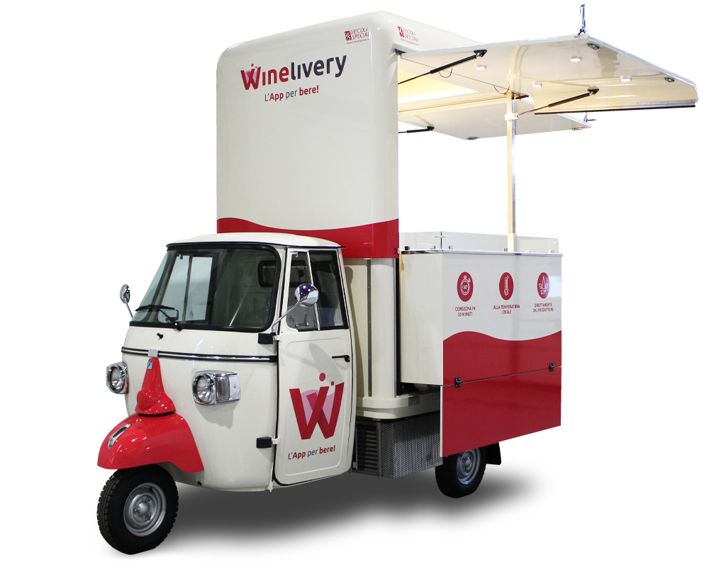 piaggio ape cocktail-bar per catering ed eventi