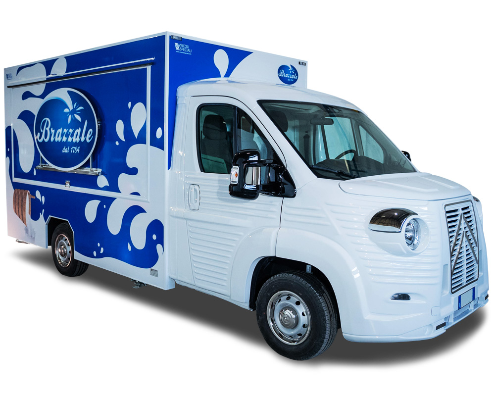 nv food truck designed for the promotional tour brazzale butter