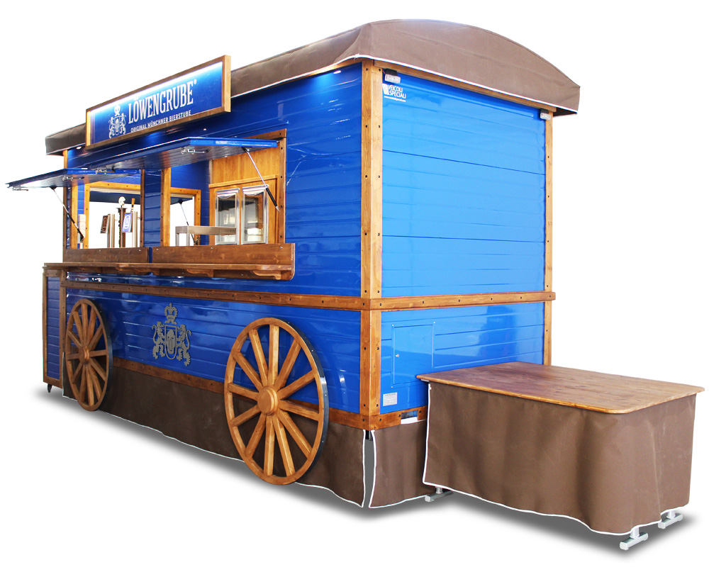 rimorchio birreria mobile bavarese lowengrube