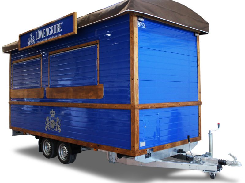 mobile beer trailer lowengrube