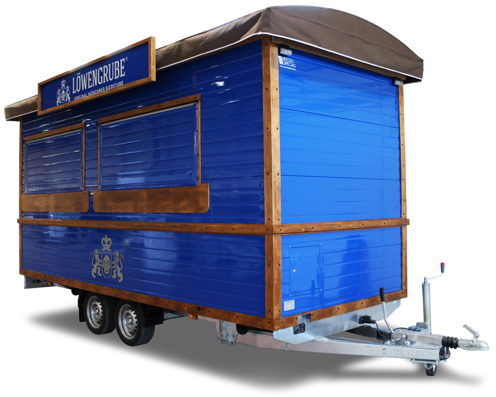mobile beer trailer lowengrube
