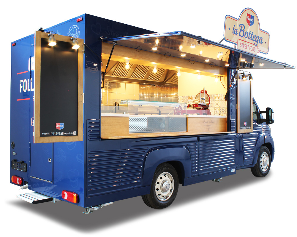 food truck salumeria rapelli gastronomia itinerante usata per strategie di street marketing e branding