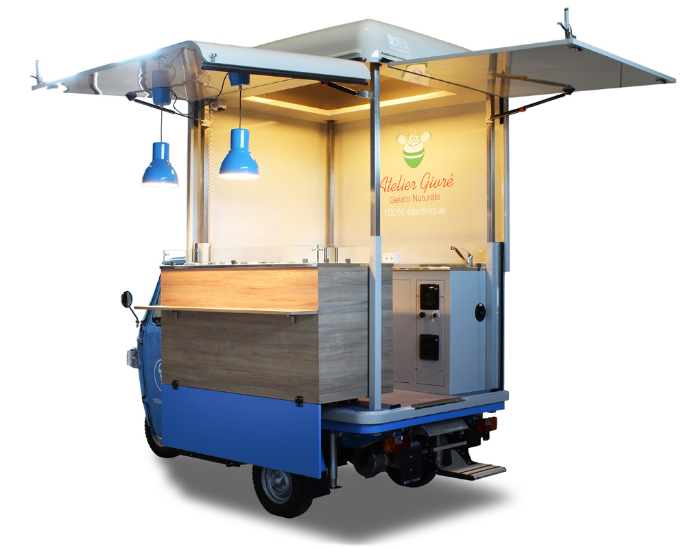 atelier givre electric icecream mini truck, your mobile food business at an affordable price