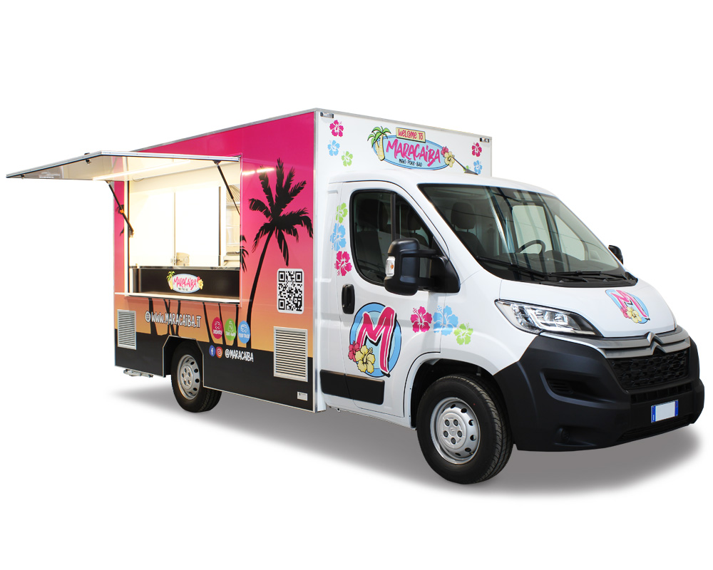 food truck sushi per vendita maki poke bao, un servizio di bagong maracaiba in veneto