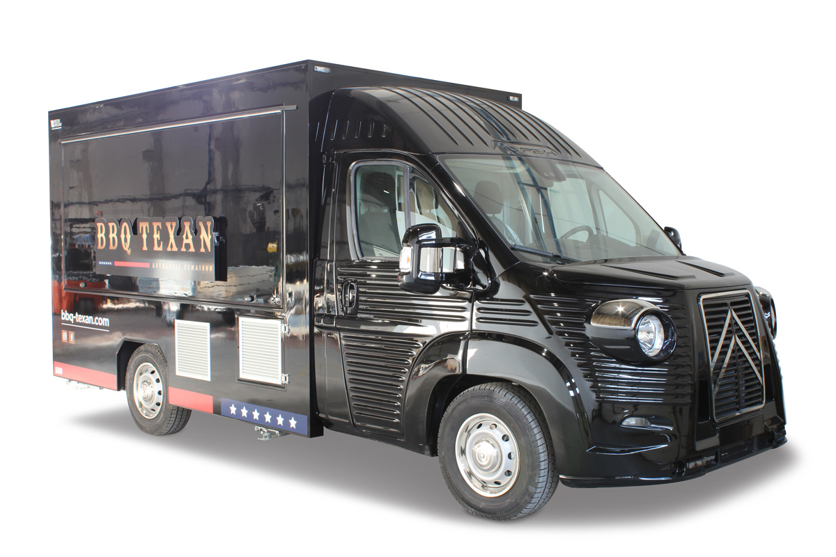 food truck bbq texan per cucinare carne alla griglia e piatti texani anche a domicilio