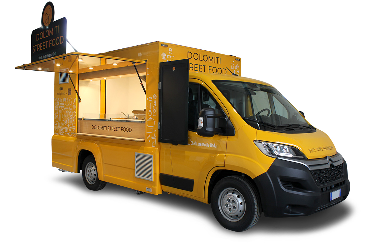 pro x food truck dolomiti chef