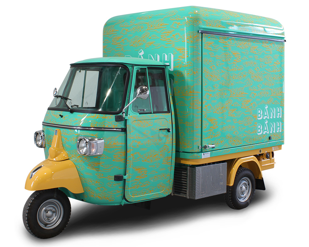 Piaggio Ape V-Curve®, Food Catering and Brand Promotion