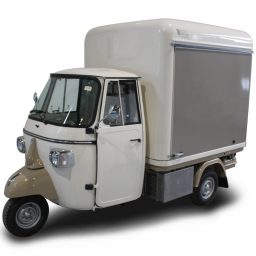 fry food truck Piaggio Ape