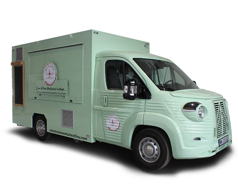 Mobile Wine Truck Pastot built on citroen jumper nv food truck