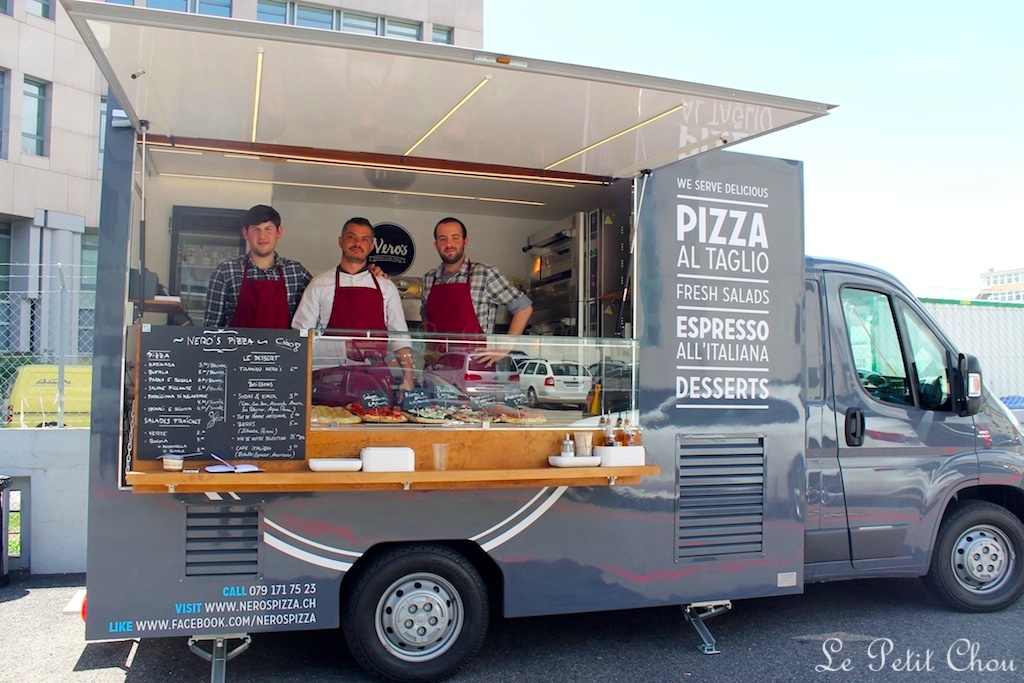 mobile pizza truck with electric ovens neros pizza