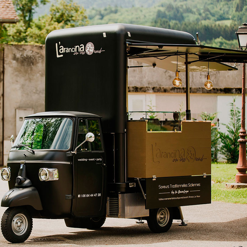 l'arancina food truck piaggio ape