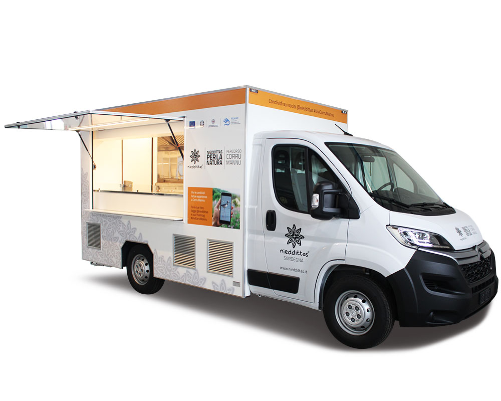 food truck di pesce della sardegna nieddittas