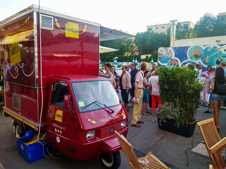 camugin street food liguria catering service at event