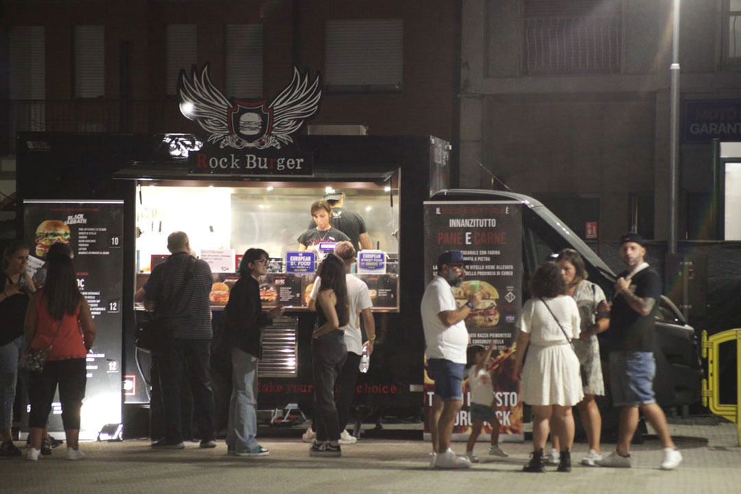 rock burger truck working at events