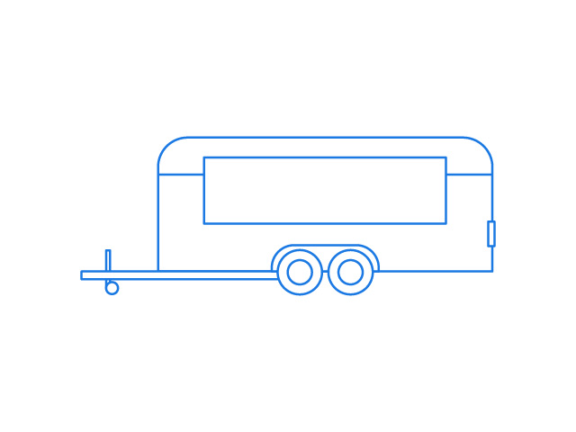 aircrome trailer 5m