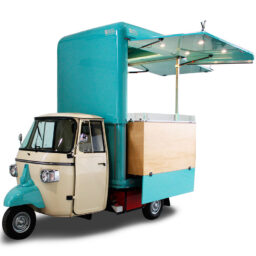 triporteur piaggio food truck d'occasion