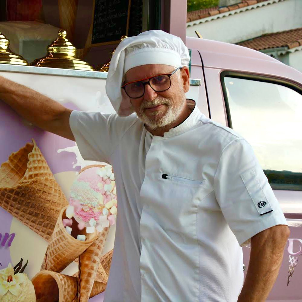 vasp food truck france, example pistacchio gelati