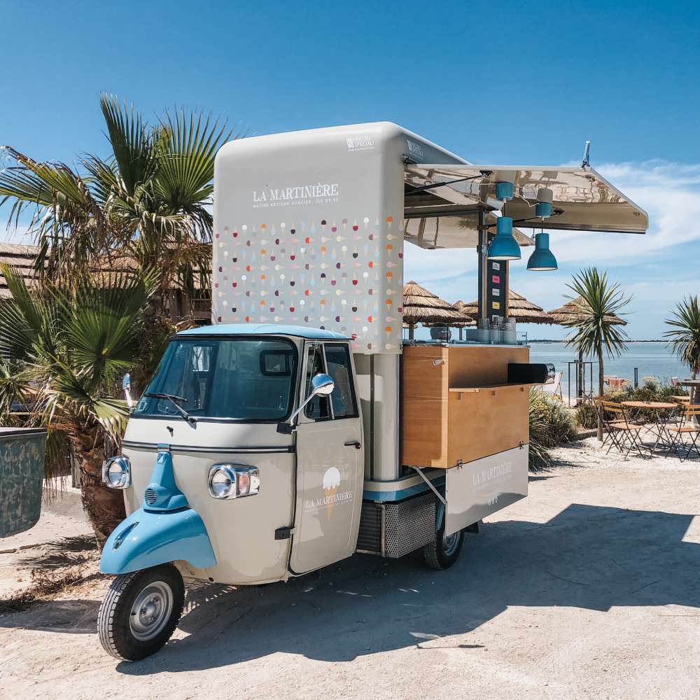 la martiniere gelateria ape piaggio