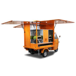 used apecar with pizza oven