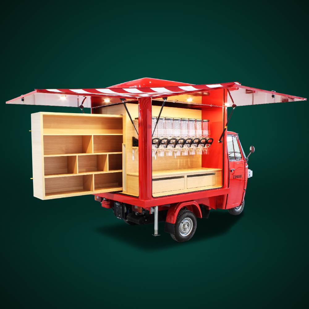 guida per scegliere un food truck, modello di esempio basato su ape v-smart