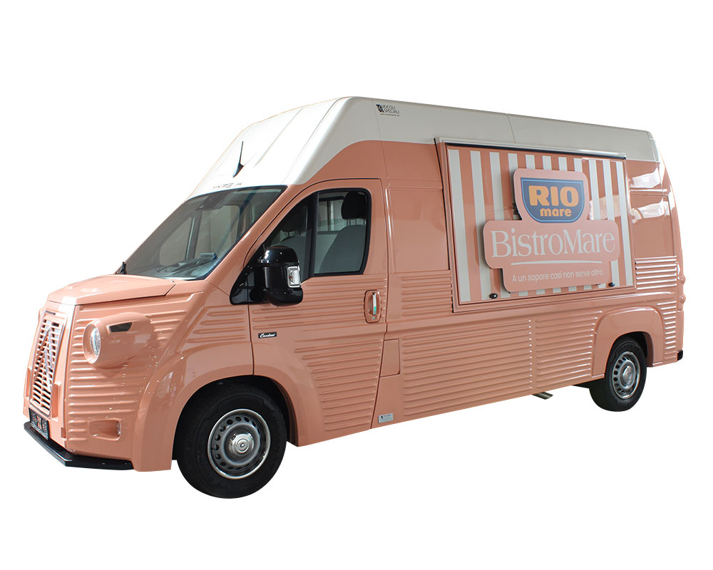 sandwich food truck rio mare based on Citroën Jumper Type H