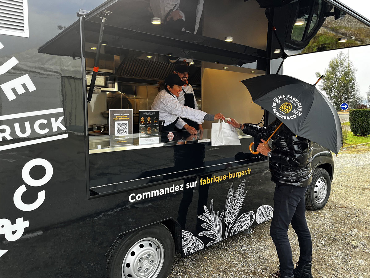 food truck burger chef edition realizzato per lo chef con una stella michelin Eric Girardin
