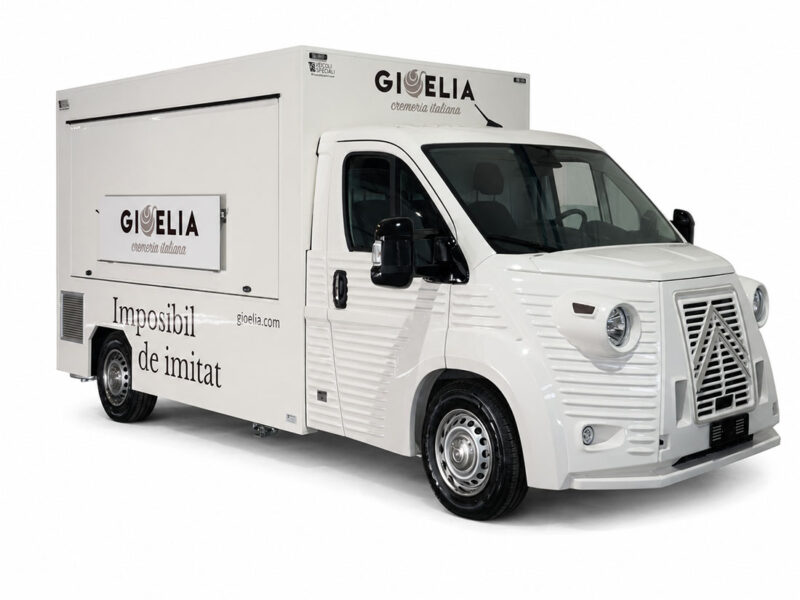gelateria food truck gioelia in Romania