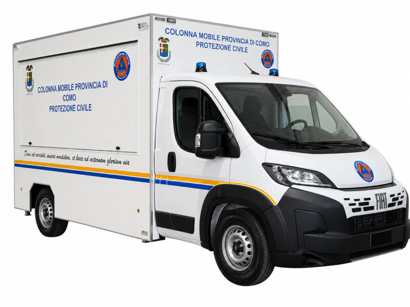 food truck della protezione civile di como, un veicolo speciale per le emergenze