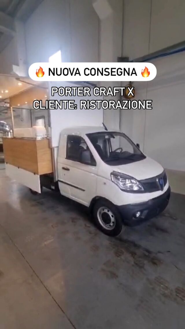 Porter Craft X: compact, easy to use, and ready for any challenge on the road. 
No matter what project you have in mind, this vehicle will carry everything you need! 🚚
Share your request in the comments: our dedicated team will get back to you asap.

Porter Craft X: compatto, facile da usare e pronto per qualsiasi sfida su strada. 
Non importa quale progetto tu abbia in mente, questo veicolo ospiterà tutto il necessario! 🚚
Condividi la tua richiesta nei commenti: il nostro team dedicato ti risponderà al più presto.

#CustomFoodVehicles #FoodTruckInnovation #foodtruckbusiness #SmartFoodTruck #VSVeicoliSpeciali